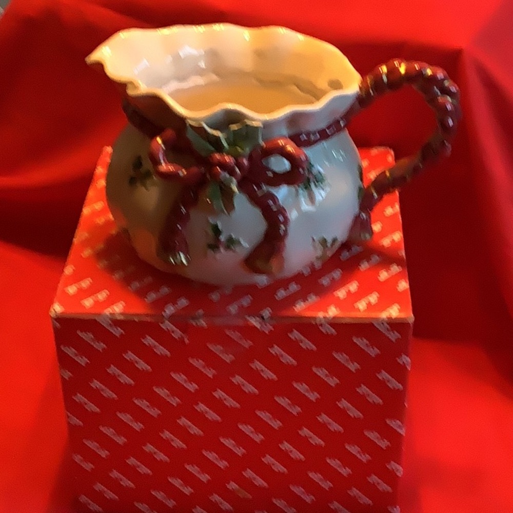 Fitz and Floyd short pitcher